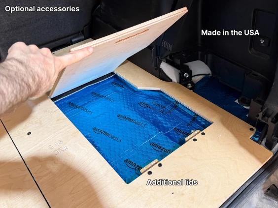 Trunk mounting base storage access lexus460