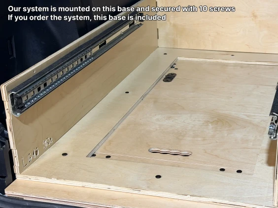 Trunk mounting base lexus460