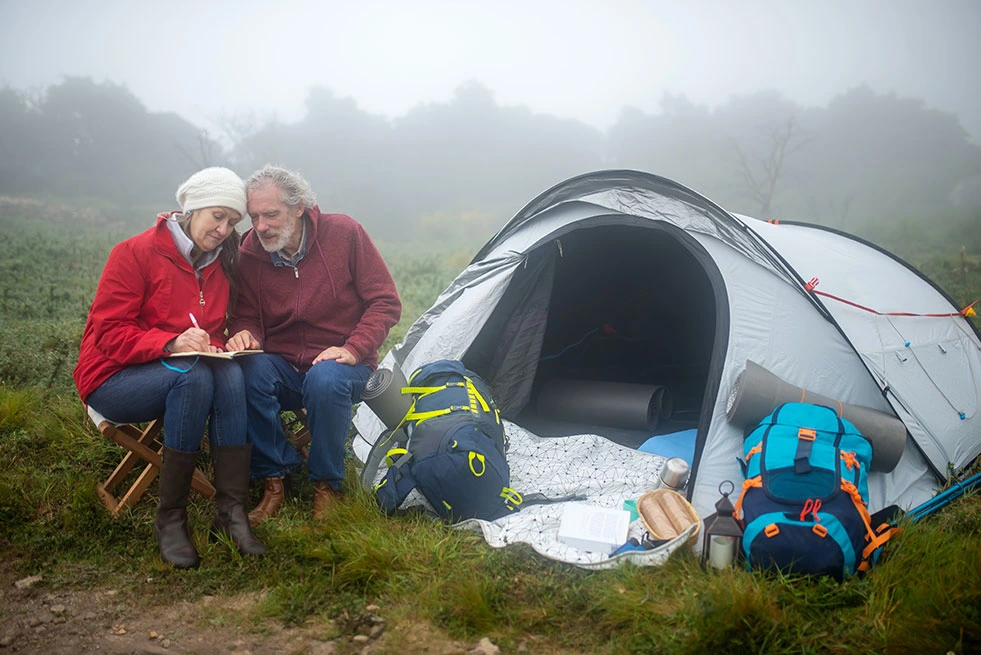 Easy camping meals for two