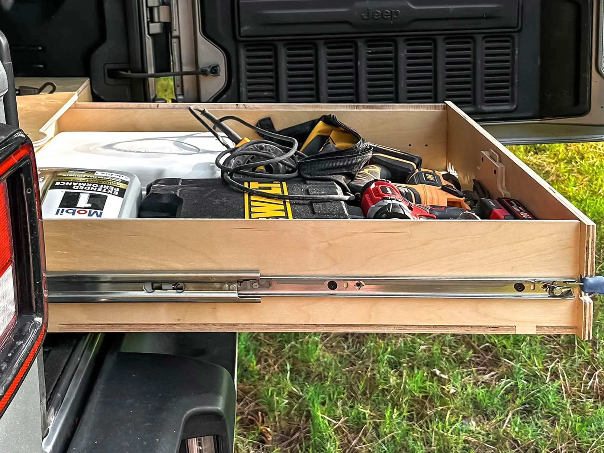 P2 cargo drawer jeep wrangler jl