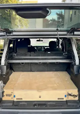 Shelf for jeep wrangler