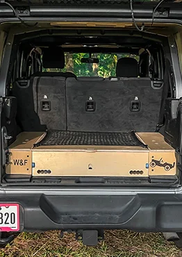 The Cargo Drawer "Yellowstone" for Jeep Wrangler JLU with/without sub