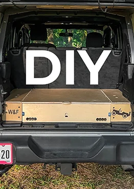 The DIY PreCut Kit - Cargo Drawer for Jeep Wrangler 4xe