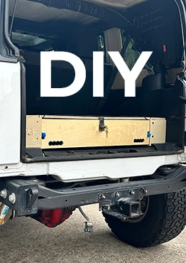 The DIY PreCut Kit - Cargo Drawer for Jeep Wrangler JKU