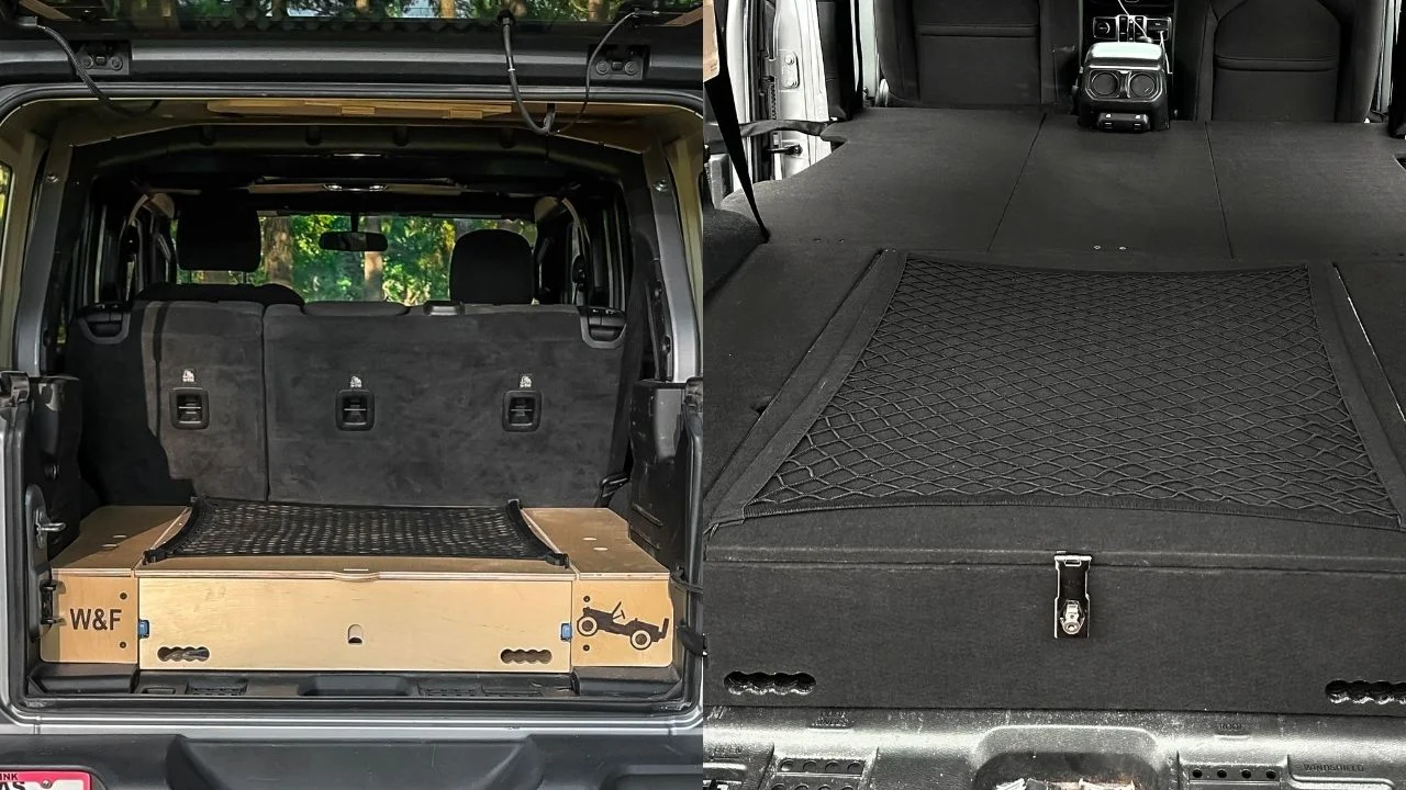 Cargo drawer jeep wrangler jlu