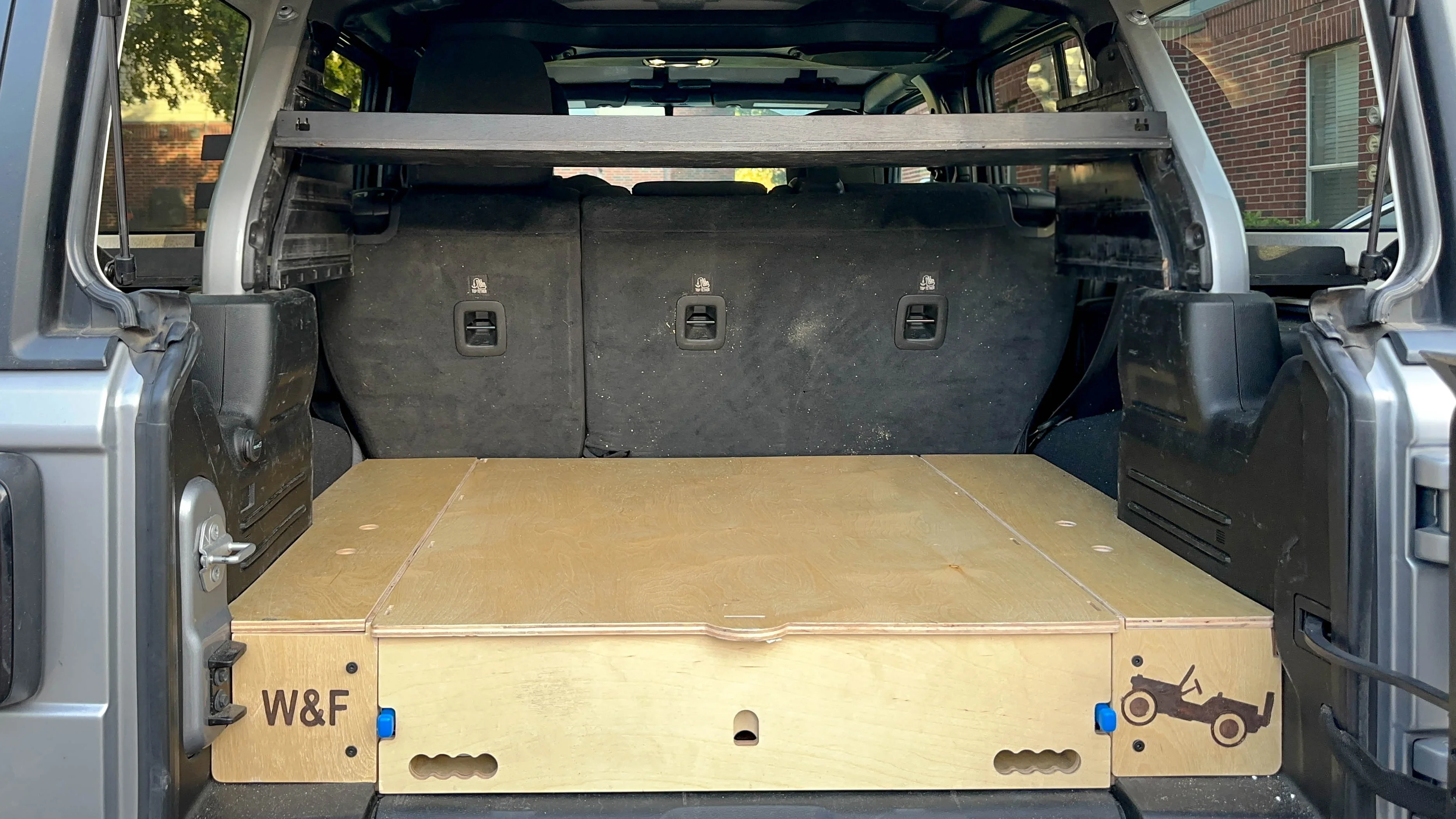 Storage for jeep wrangler jlu