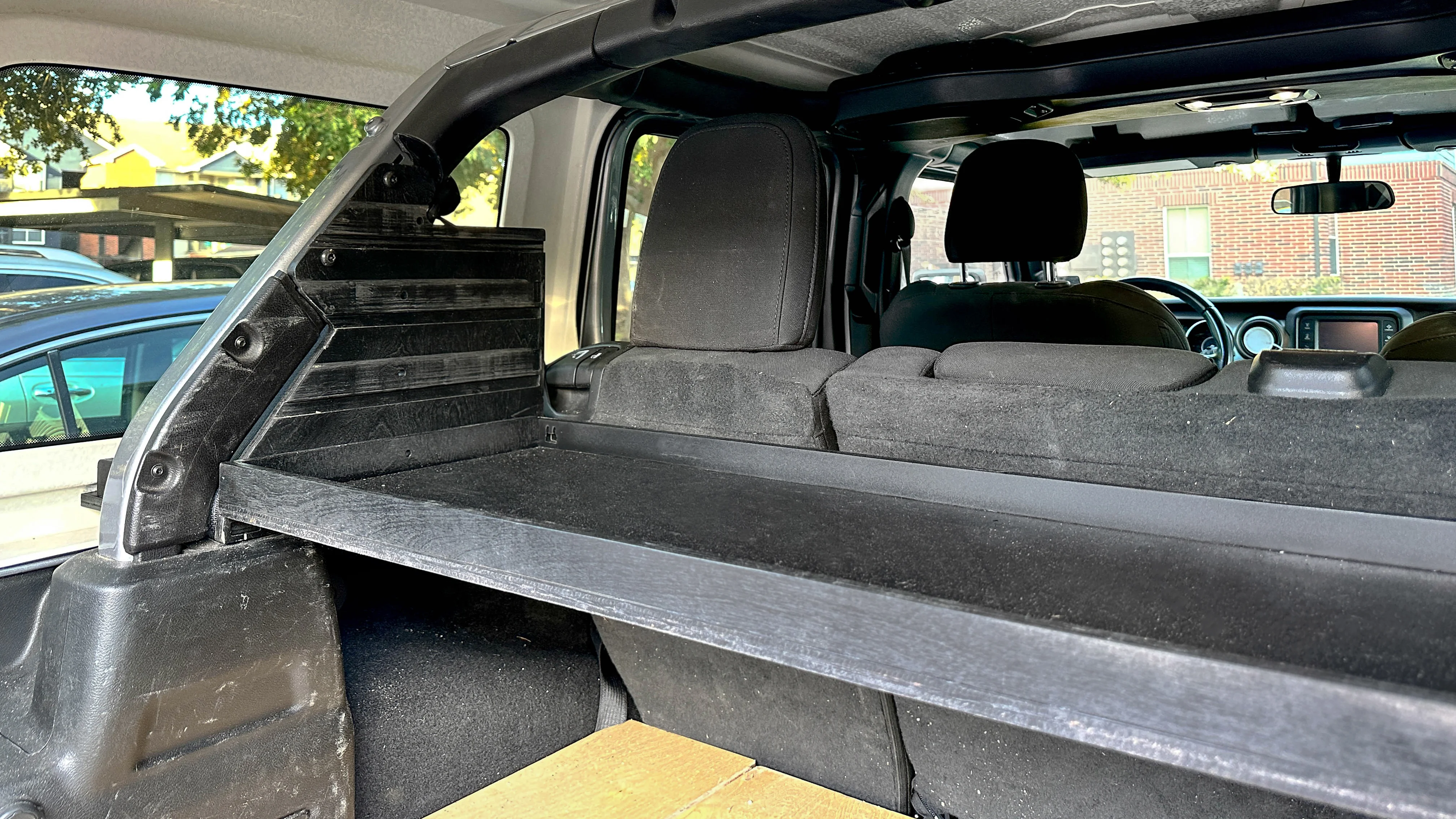 Storage for jeep wrangler jlu