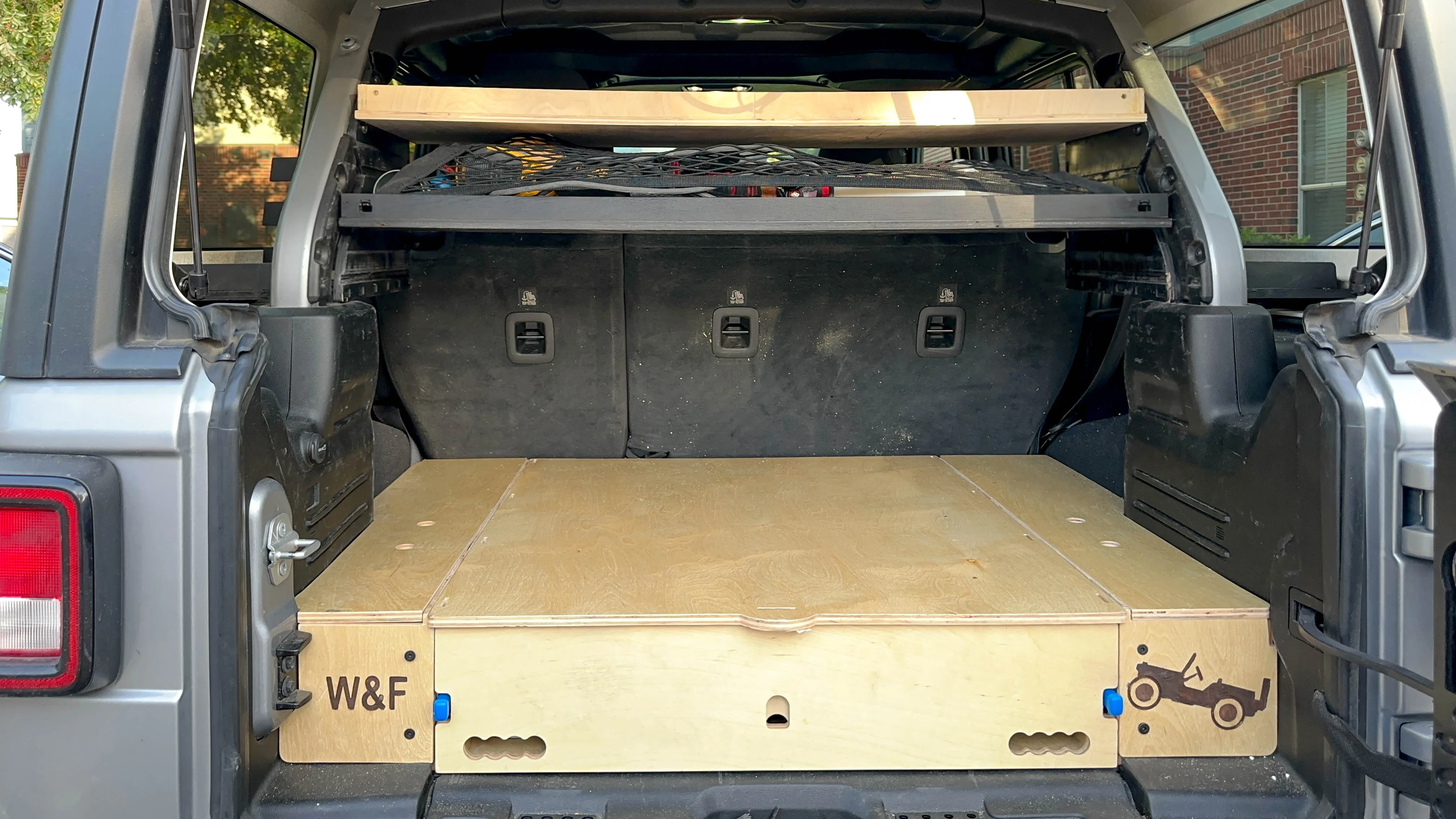 Storage for jeep wrangler jlu