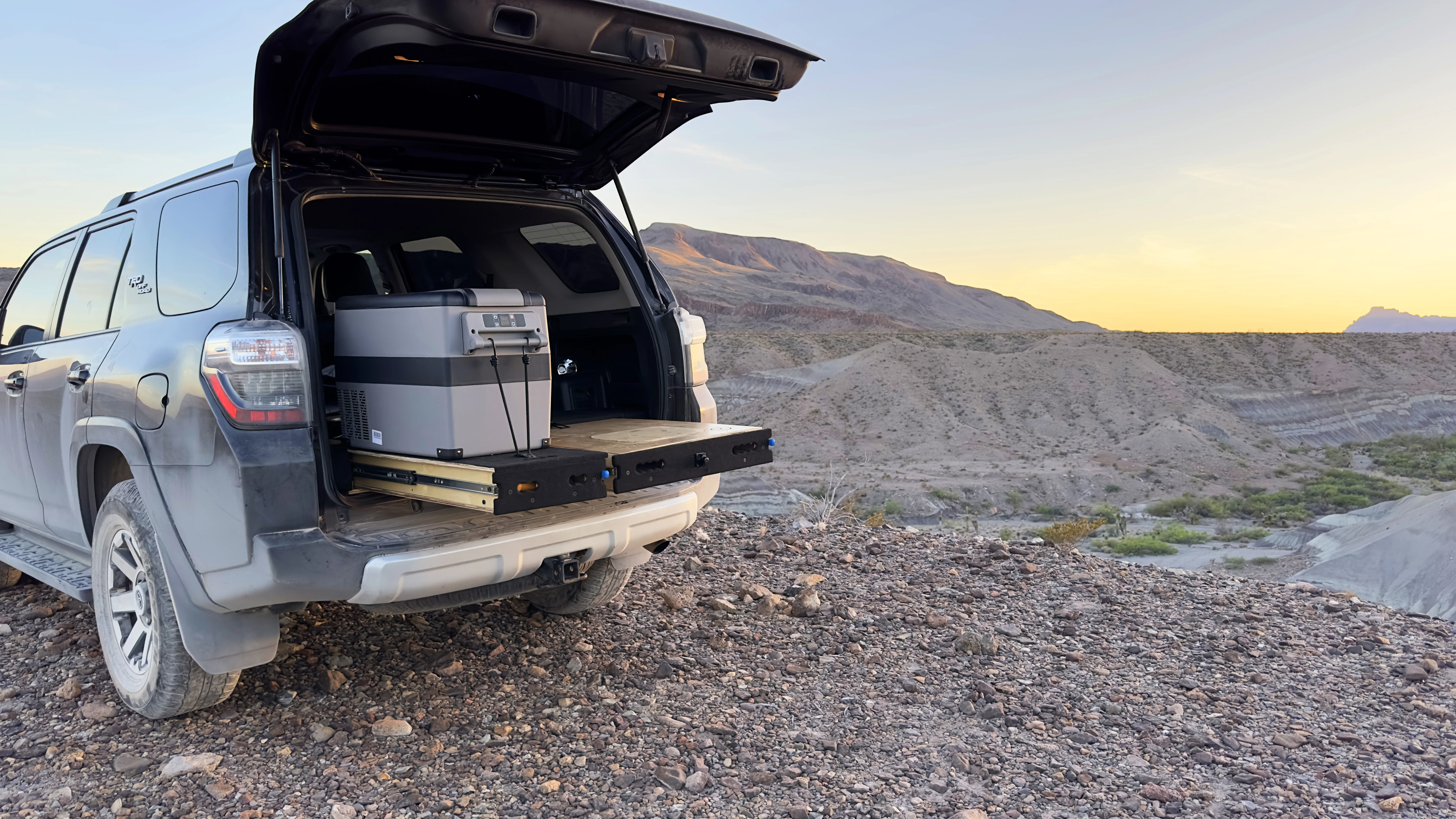 Toyota 4runner drawer system