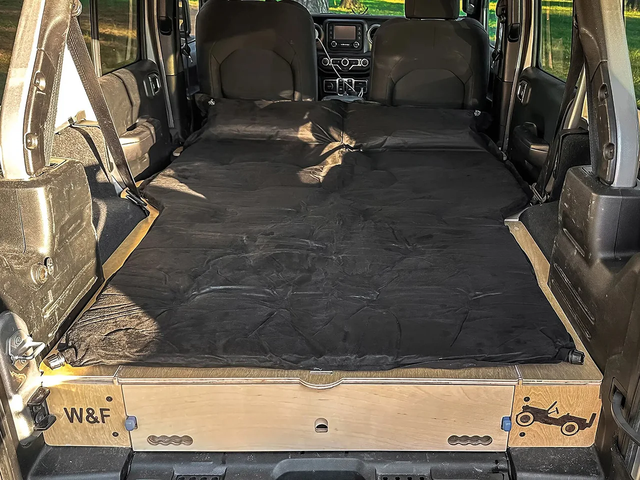 Sleeping platform for jeep wrangler