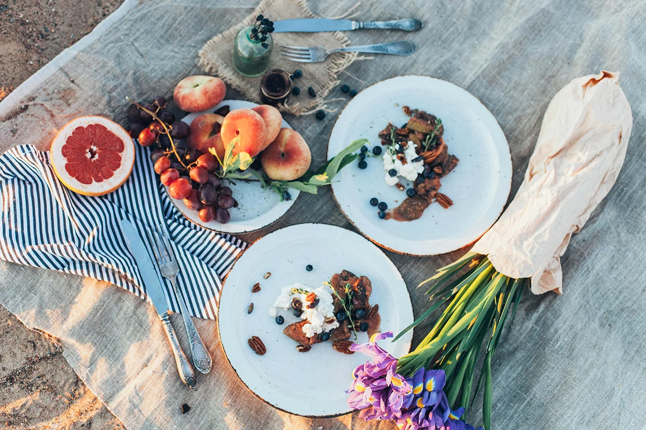 Pancakes on a picnic