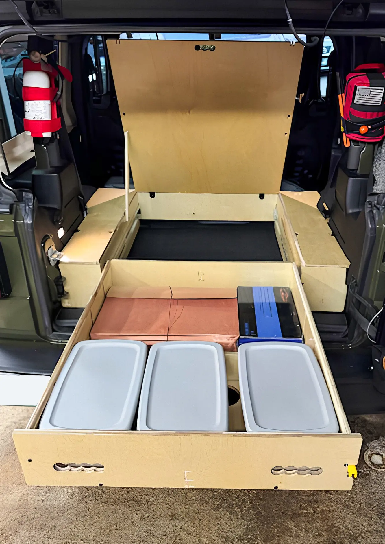 Storage system jeep wrangler jl 2doors