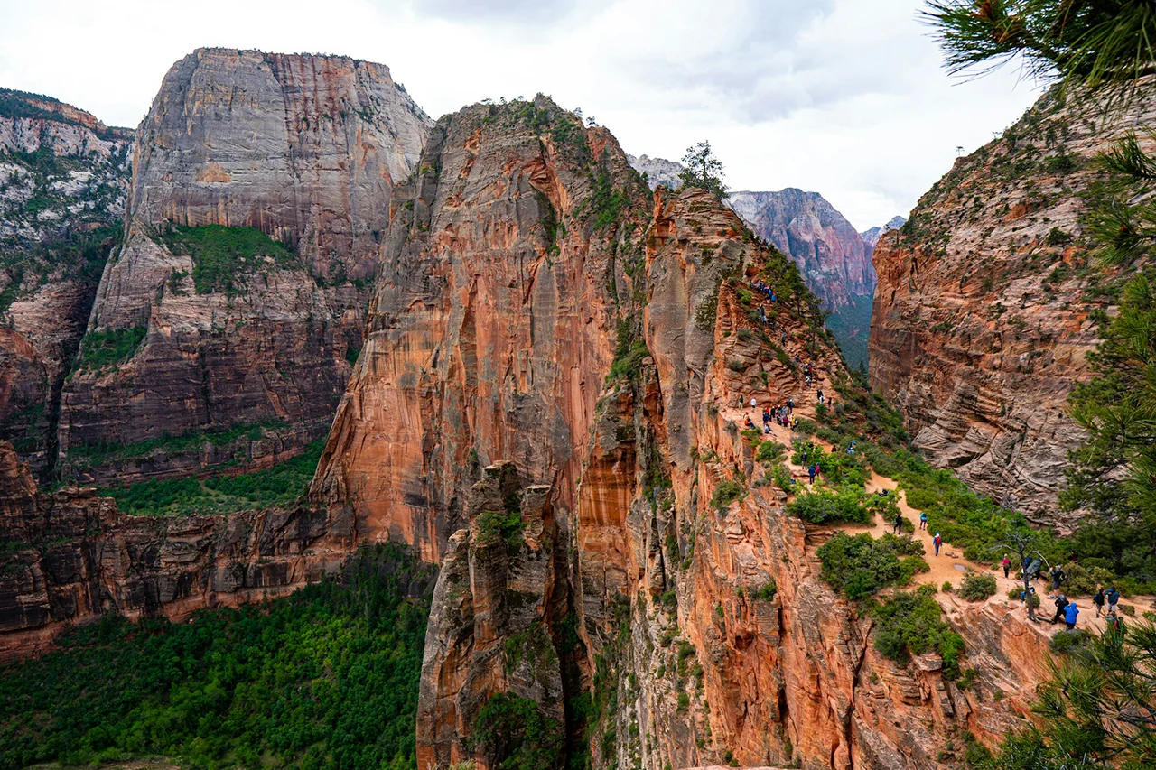 Sky in zion national park
