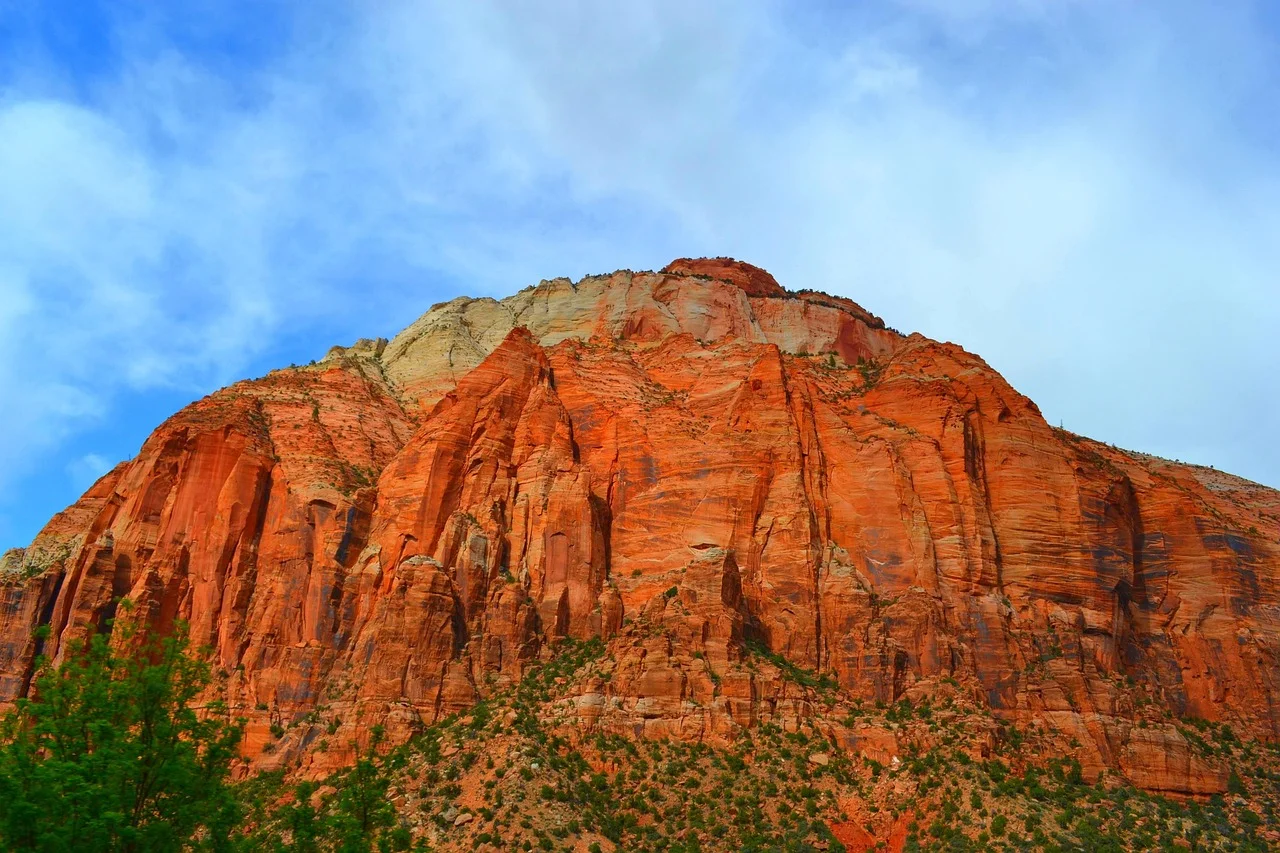 Sky in zion national park
