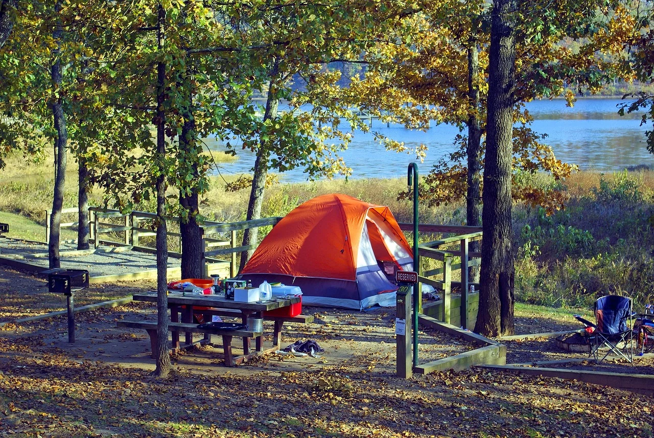 Comfortable rest in nature