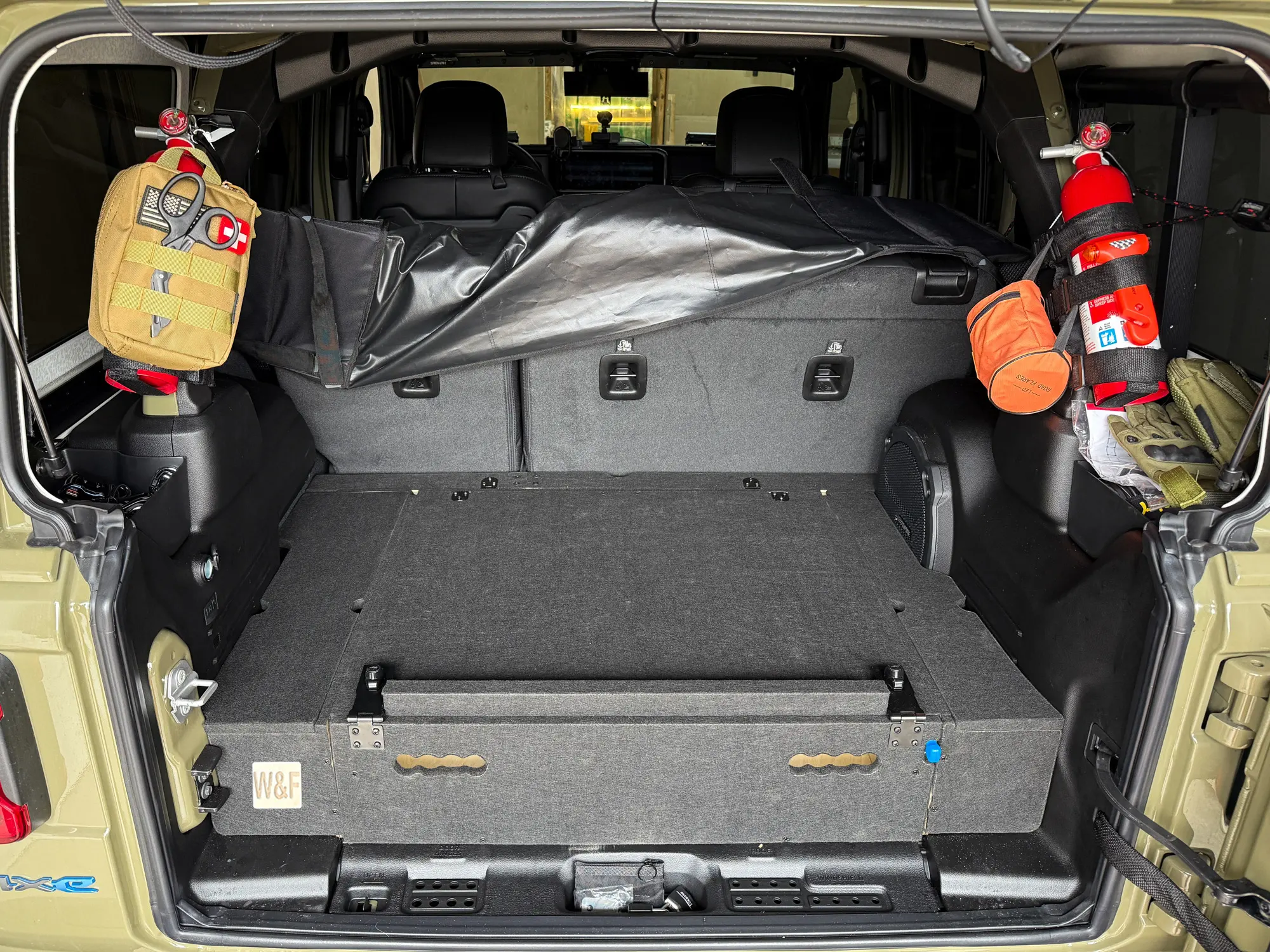Storage system jeep wrangler 4xe