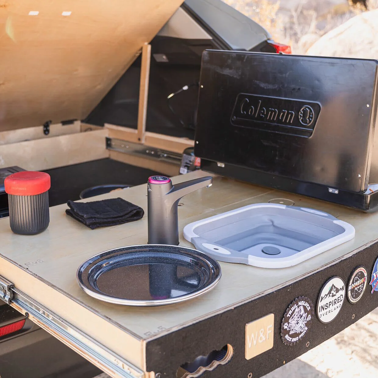 Comfortable camping