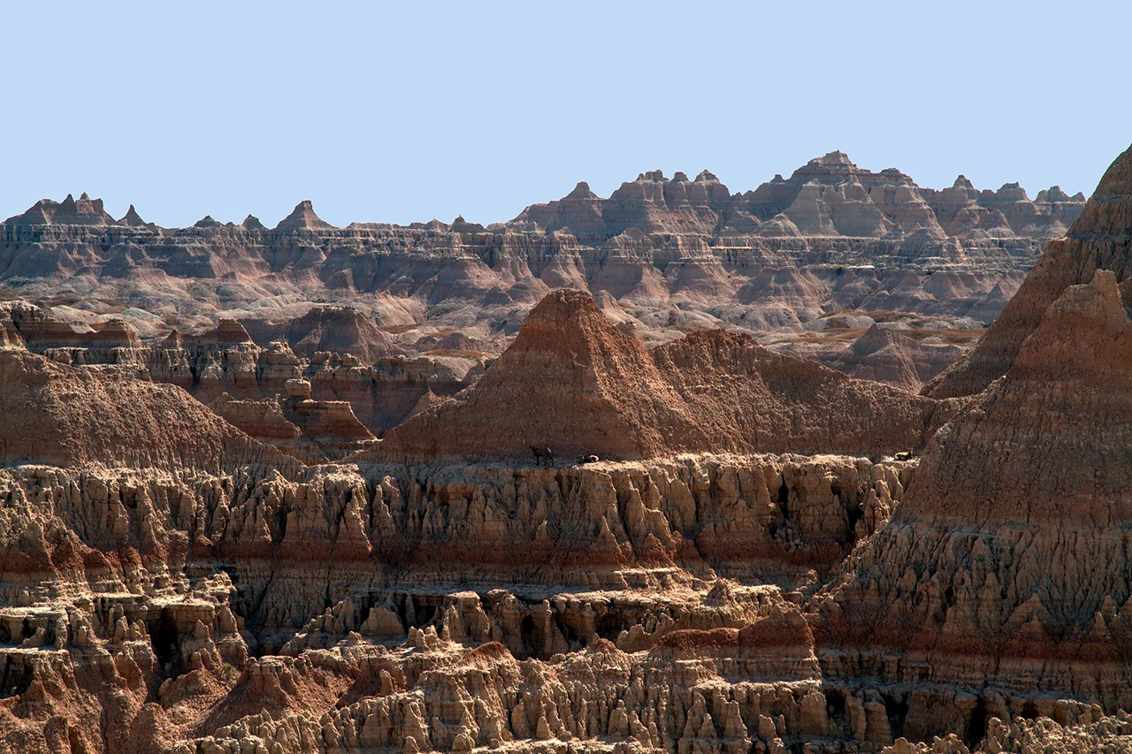 Badlands national park nature