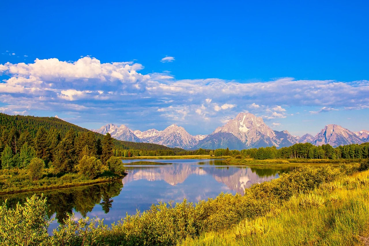 Oxbow lake grand teton