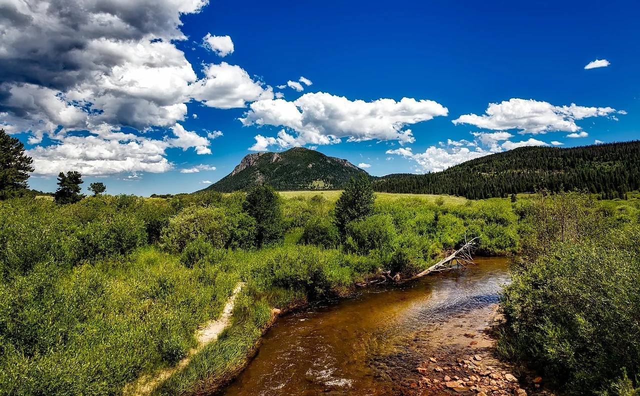 Beautiful nature in rocky mountain national park