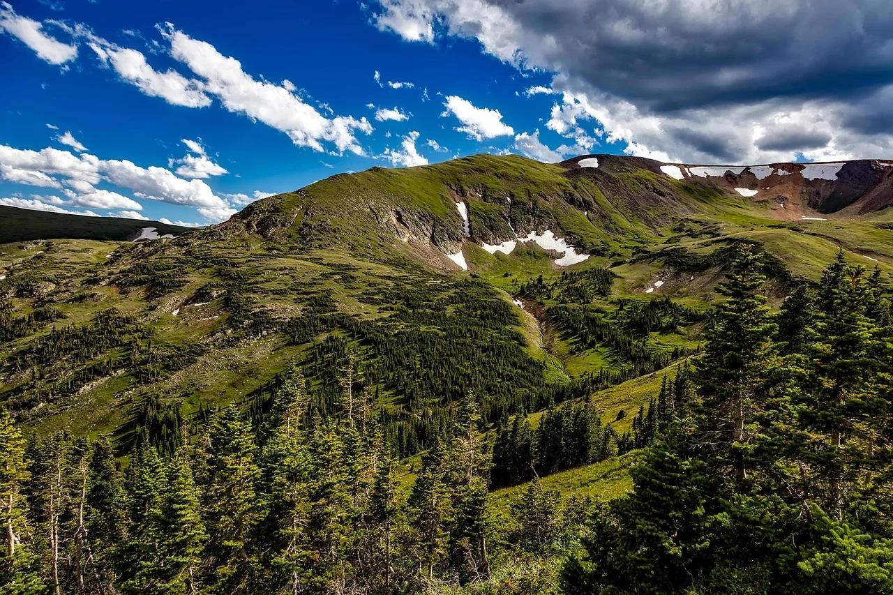 Beautiful nature in rocky mountain national park