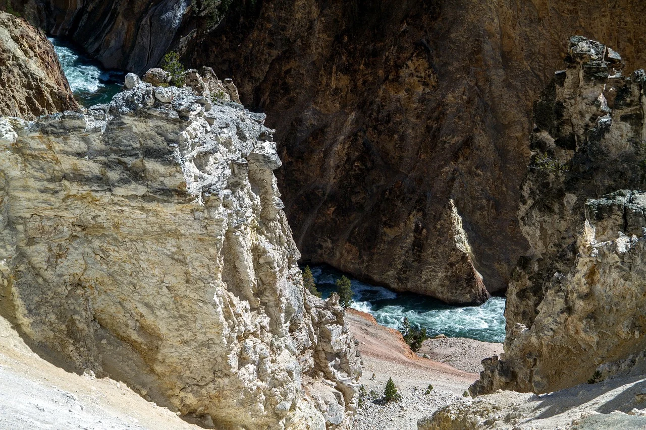 Yellowstone national park lower falls